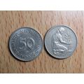 1977j 50 Pfennig Germany Coin