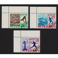 Liberia Olympic Games Mexico 3v Corners 1968 CT...