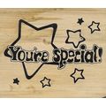 You're Special Wood Mounted Rubber Stamp. App 7...