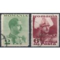 King Carol II: 2l & 6l - Romania 1934 - FH - Mi...