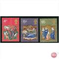 GB stamps 1970 used set - SG 838-840 - Xmas ill...