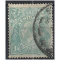 Australia 1928 SG104 1/3d Turquoise Fine Used . ..