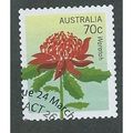 AUS 2014 60c (S/A) 'FLORAL EMBLEMS' (PERF 12.5)...