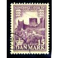 DENMARK 1953 SG 393 15 ORE LILAC HAMMERSHUS CAS...