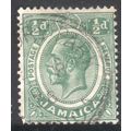 Jamaica 1927 - ½d green - KGV - used