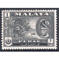 Malaysia (Perak) 1957 - SG150 - 1c black - Copr...