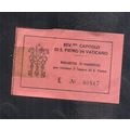 a vintage Vatican, Italy used ticket =