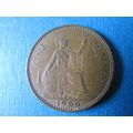 1966 QUEEN ELIZABETH II ONE PENNY FREE POST. (j...