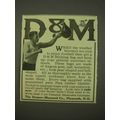 1913 Draper-Maynard D&M Boxing Striking Bag Ad