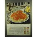 1965 Chef Boy-Ar-Dee Sauces Ad - Slow-Simmered