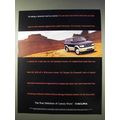 1998 Acura SLX Ad - Taking Deserted Road by Surprise