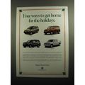 2005 Honda CR-V, Element, Pilot and Ridgeline Ad