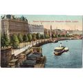 Postcard Thames Embankment & Cleopatra's Needle...