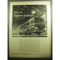 1958 Hawker Siddeley Canadian Car Company Bus Advertisement