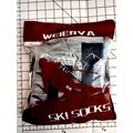 WEIERYA Ski Socks 2 Pairs BLUE/Gray Large for S...
