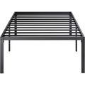 Twin 18-inch High Metal Platform Bed Frame with...