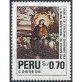 Postal Workers Christmas Funds: 70c - Peru 1991...