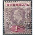 Northern Nigeria 1902 SG11 1d Dull Purple & Car...