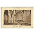 Yorkshire BOLTON ABBEY Church Interior Postcard...