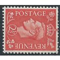 1950 SG507a 2 1/2d Pale Scarlet Wmk SIDEWAYS Un...