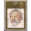 GB, Sir Henry Wood, green-brown 1980, 12p, #4