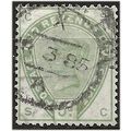 1883 SG193 5d Dull Green Good+/Fine Used Check ...