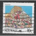 AUS 1988 10c 'LIVING TOGETHER - TRANSPORT' FINE...