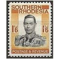Southern Rhodesia 1937 SG49 1/6d Black & Orange...