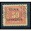 Used RD9 50c Stock Transfer Very Fine WA2438