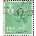 NORTHERN IRELAND, QE II, Machin, light green 19...