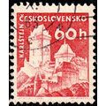 Czechoslovakia 1960 Castle 60h Used Stamp.