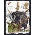 GB 1977 British Wildlife - Badger 9p Used