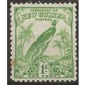 New Guinea 1932 SG177 1d Green Mounted Mint.