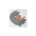 Stainless Steel Chain Tassel Pendant