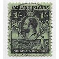 FALKLAND 1929 KG5 WHALE & GENTOO PENGUINS ONE S...