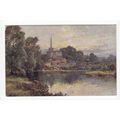 Ross from the Wye A de Breanski Art Postcard 2638