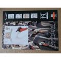 ROYAL MAIL A4 POST OFFICE POSTER 1993 SWANS BIRDS