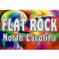 Flat Rock North Carolina Tye Die Fridge Magnet