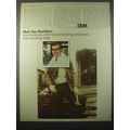 1965 IBM Computers Ad - Meet Tom Hawthorn: now he knows more about building