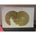 Edwardian man and woman antique photograph post...