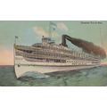 ZAYIX Postcard Great Lakes Steamer PUT-IN-BAY A...