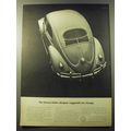 1960 Volkswagen Bug Ad - The famous Italian designer suggested one change