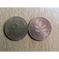 1994a 2 Pfennig Germany Coin