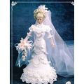 Annie's Attic Crochet booklet 1996 Bride doll G...