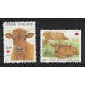 Finland Cattle Finnish Red Cross Fund 2v 2000 M...