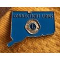 Connecticut Pin 1966 Lions Club International C...
