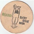 BEER MAT - WORTHINGTON BREWERY - GREEN SHIELD -...