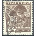 Austria 1934 - SG732 - 64g brown - Vorarlberg -...