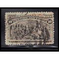 Used 237 10c Columbus Presenting Natives Barely...