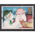 GB 1993 QE2 1st Greetings Gift Giving Snowman &...